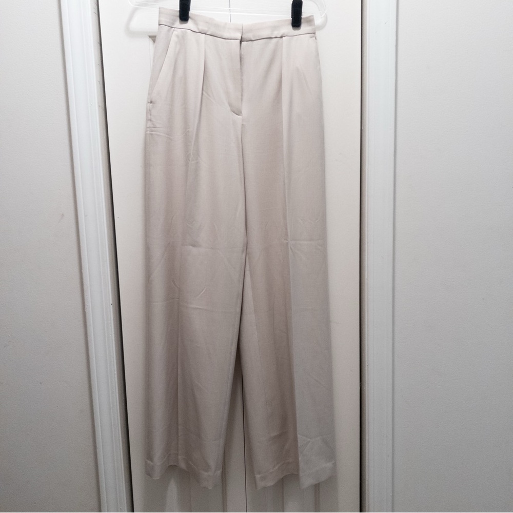 H&M WIDE-LEG LINEN-BLEND PANTS (32” inseam)